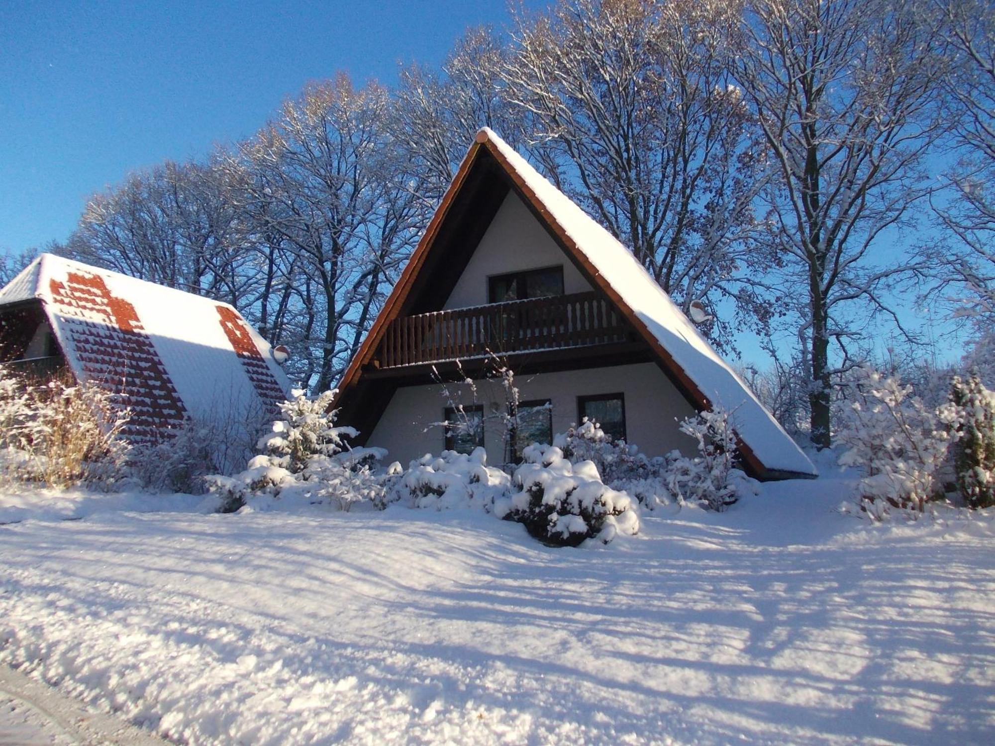 Finnhäuser am Vogelpark - Haus Hanni Marlow Exterior foto